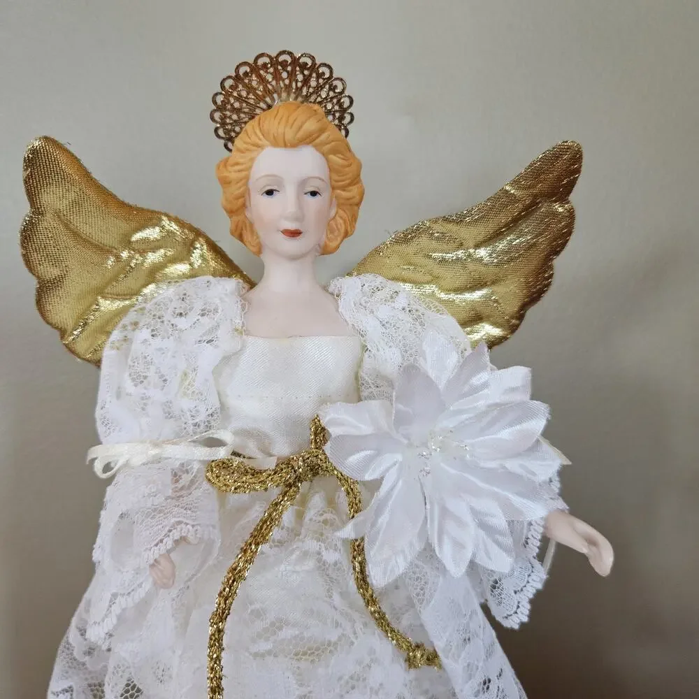 VTG Angel Christmas Tree Topper 10